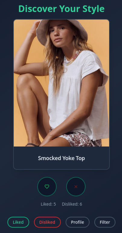 Screenshot showing off the app